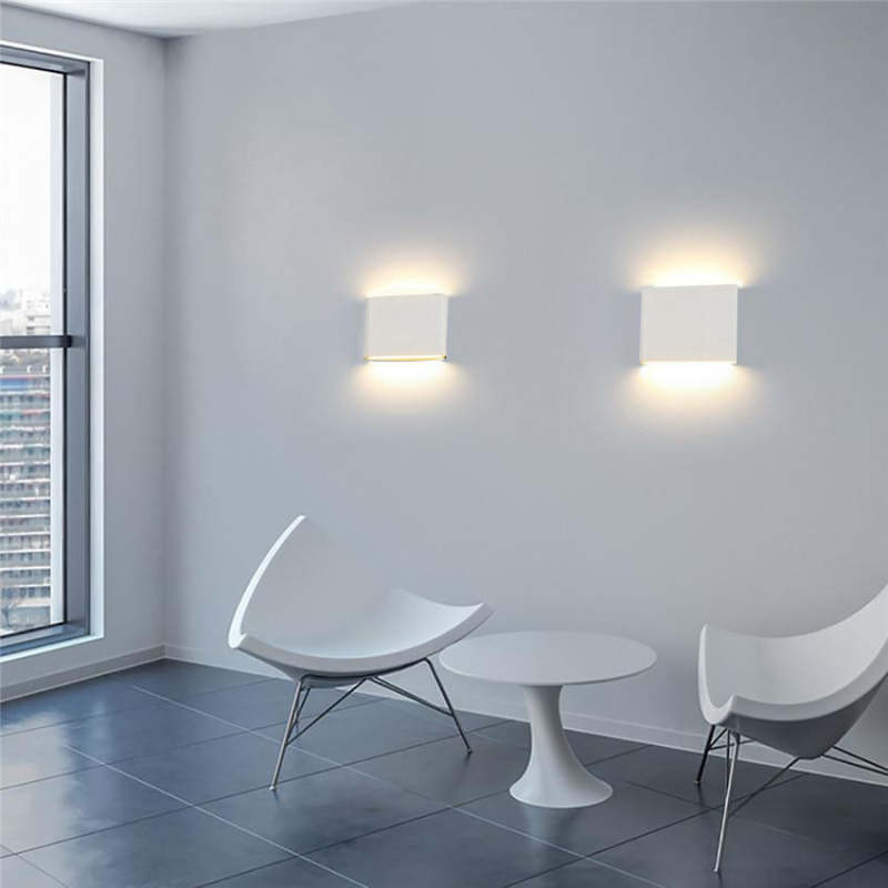 Ray Applique Murale LED Moderne Minimaliste, Noir/Blanc, Cour - Neutralighting