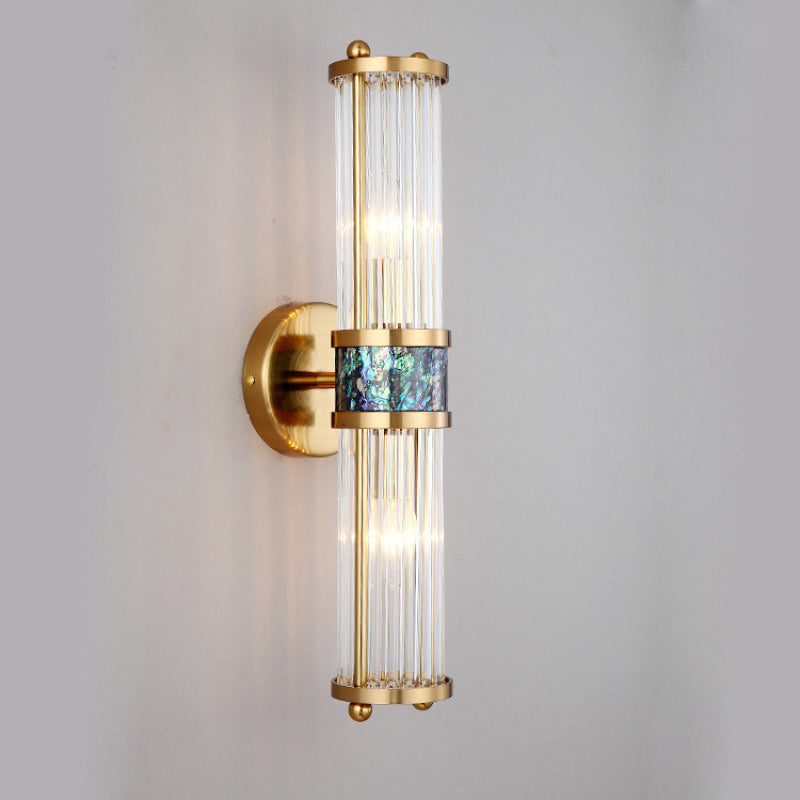 Ray Applique Murale de luxe en cristal de lumière Lampe de chevet à coquille simple pour chambre - Neutralighting