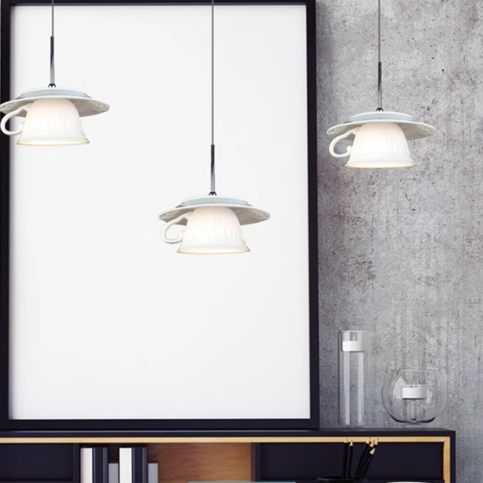 Valentina Europe du Nord Thé Tasse Céramique Suspension Salon