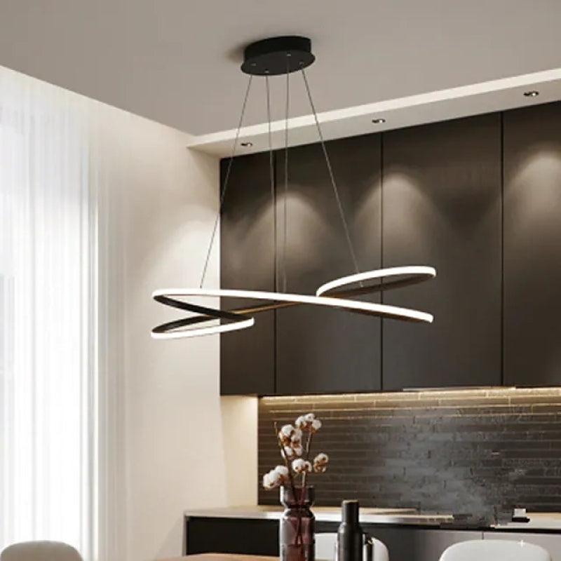 Arisha Luminaires Suspension Papillon LED Moderne Métal Salle à manger - Neutralighting