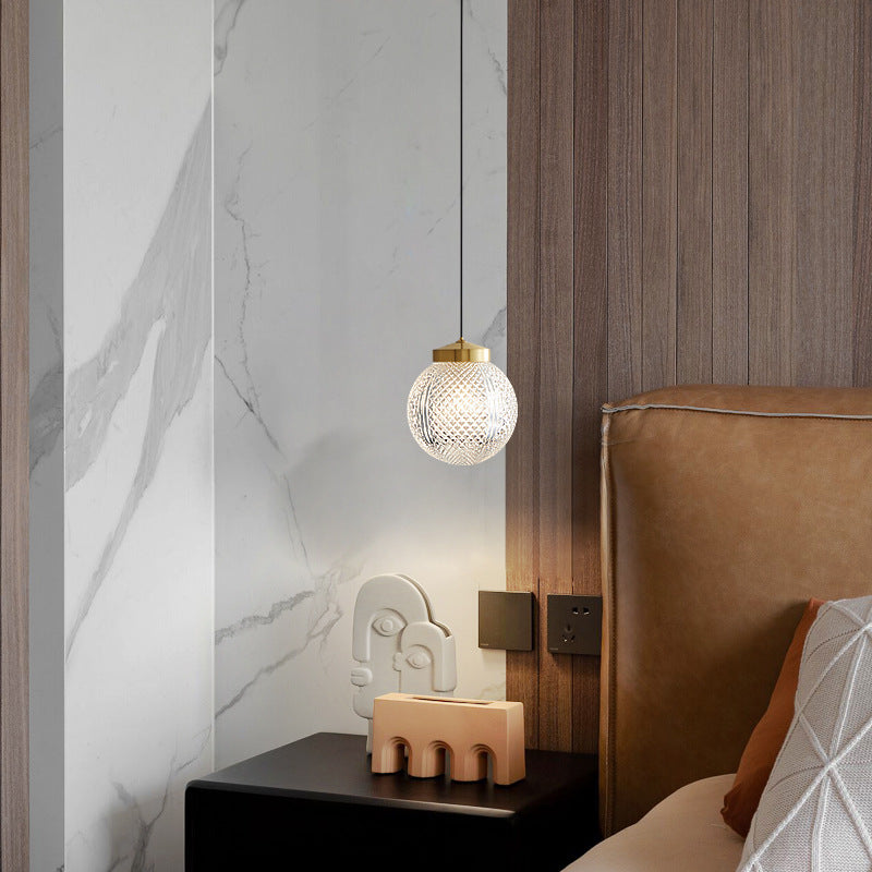 Valentina Suspension Globe Moderne, Métal/Verre, Or, Chambre - Neutralighting