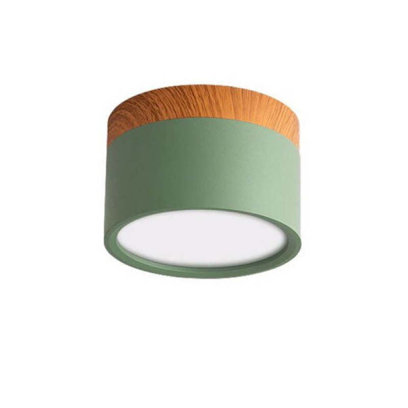 Jojo Petit Plafonnier Led Multicolor Bois Nordique. Couloir - Neutralighting