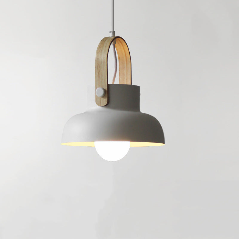 Valentina Vintage Suspension Noir/Orange Métal/Bois Chambre à coucher - Neutralighting