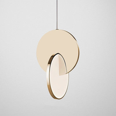 Arisha Luminaires Suspension Minimaliste Métal Or/Argent Salon - Neutralighting