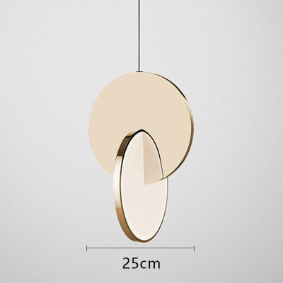 Arisha Luminaires Suspension Minimaliste Métal Or/Argent Salon - Neutralighting