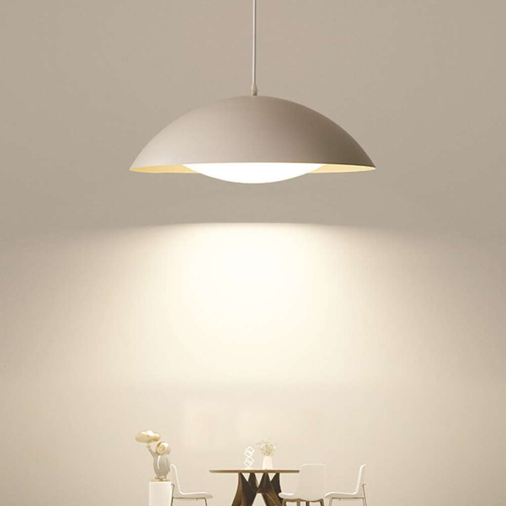 Valentina Suspension Moderne Minimaliste Blanc Métal Salle à Manger - Neutralighting