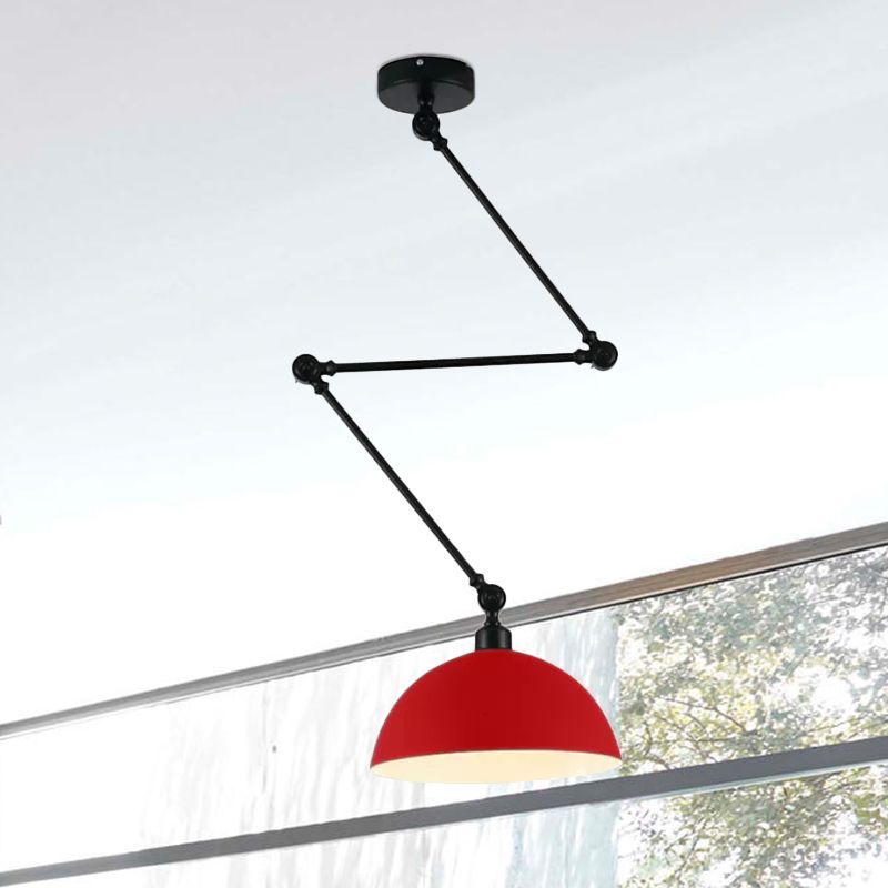 Aria Dôme Moderne LED Suspension Noir/Vert Métal Chambre à coucher - Neutralighting