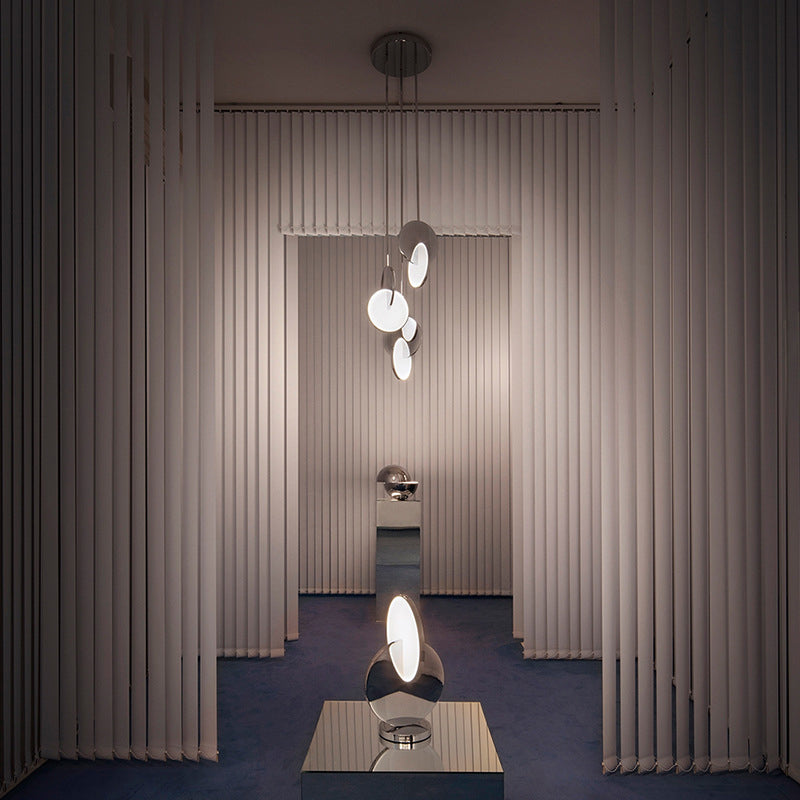 Arisha Luminaires Suspension Minimaliste Métal Or/Argent Salon - Neutralighting