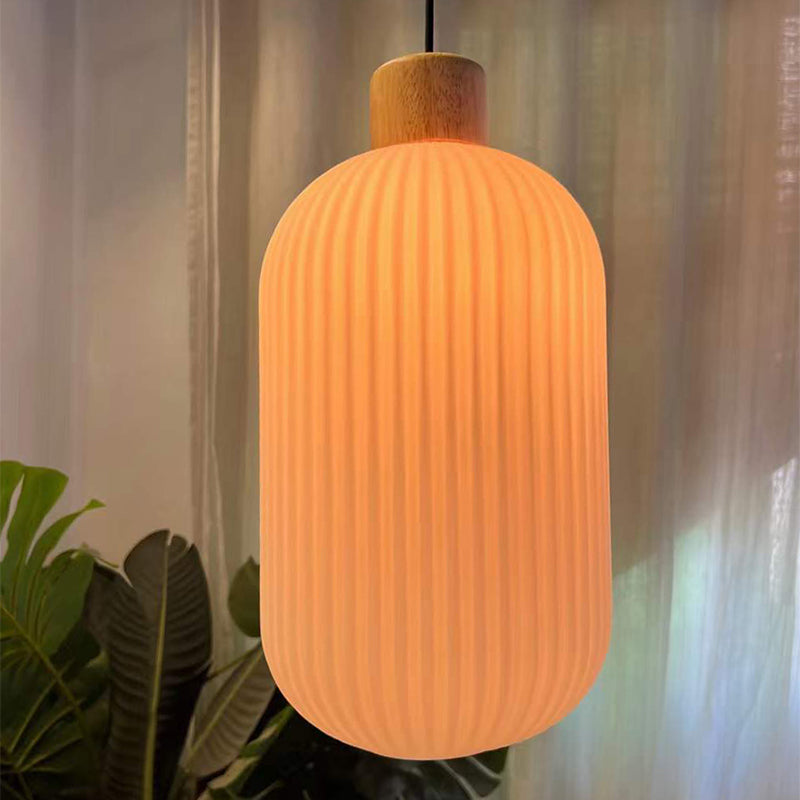 Muto Luminaires Suspension LED Moderne Bois/Verre Salon/Salle à manger - Neutralighting