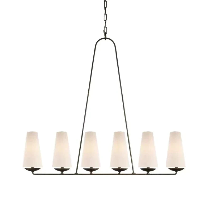 Silva Lustre LED Moderne Design, Métal/Tissu, Noir/Or, Salle à Manger