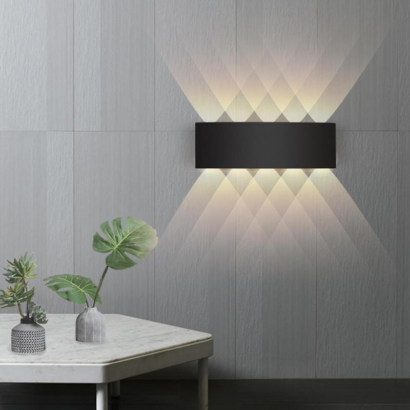Tronix Applique Murale Rectangulaire Moderne Noir/Blanc. Corridor - Neutralighting