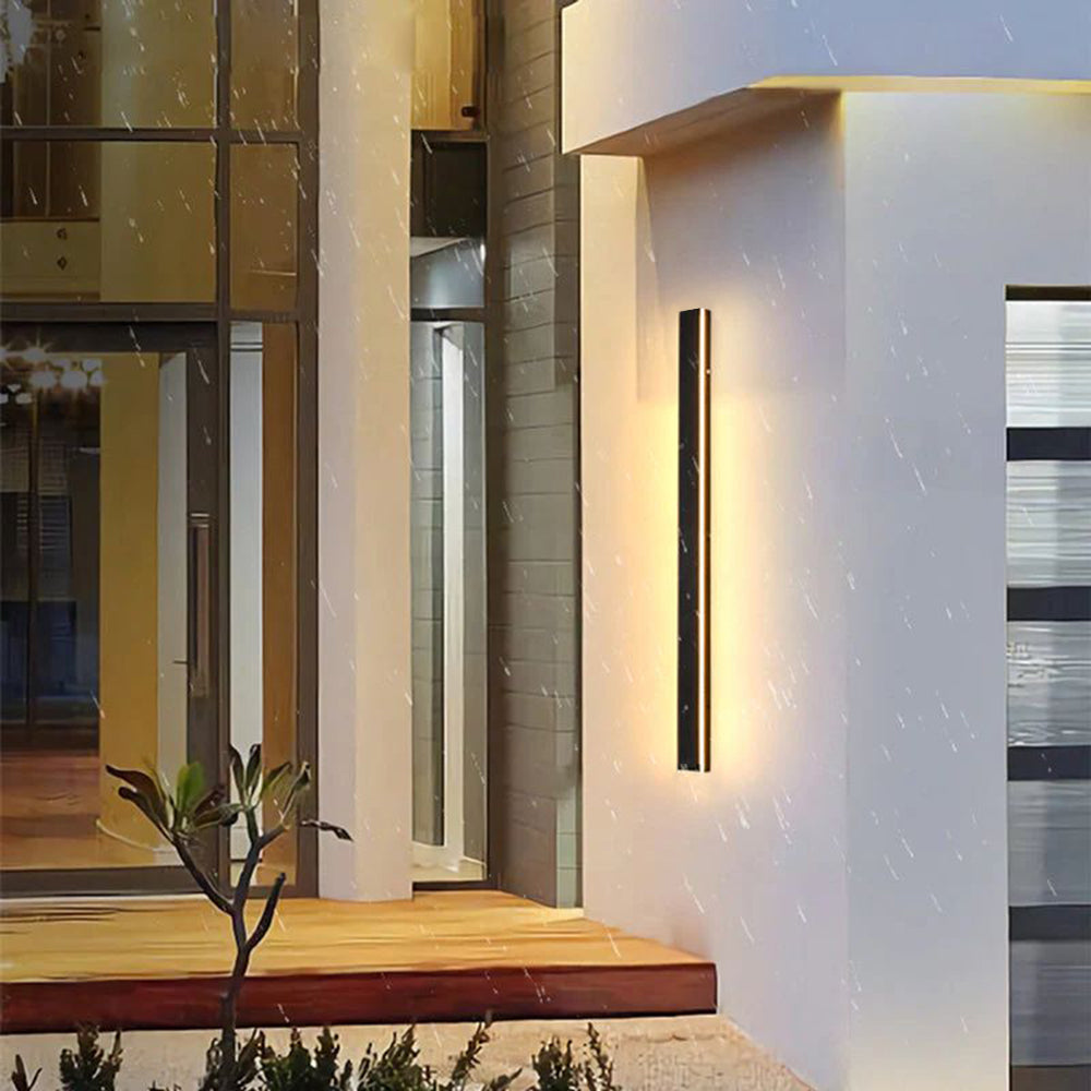 Elune Applique Murale Extérieur LED Étanche Minimaliste Métal Cour