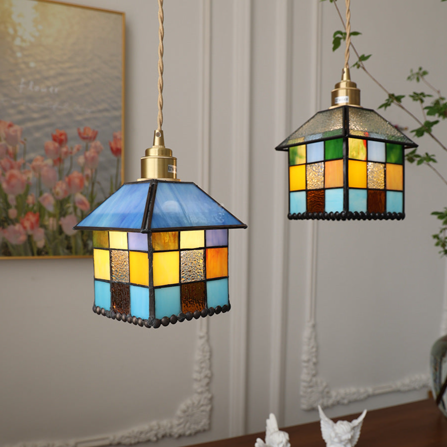 Tiffany Moderne LED Suspension Verre Chambre À Coucher - Neutralighting