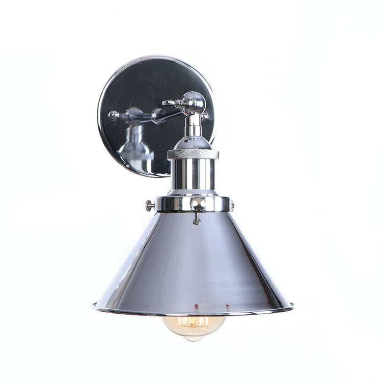 Epoch Applique Murale Vintage/Industriel Métal, Noire/Doré/Argent, Salon - Neutralighting