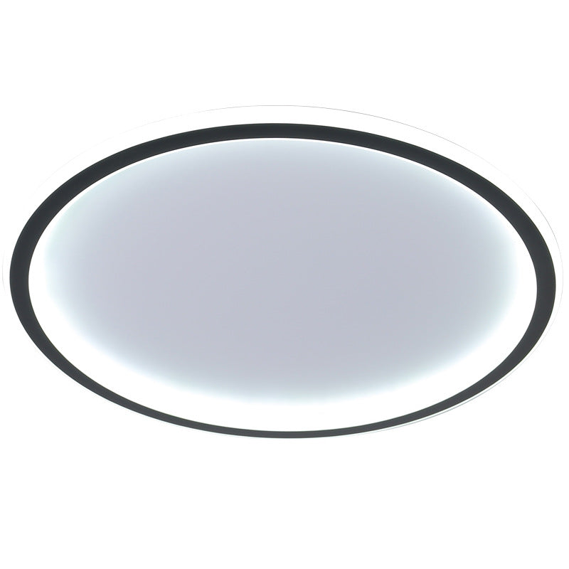 Quasso Plafonnier Rond ModerneBlanc/Noir. Salon - Neutralighting