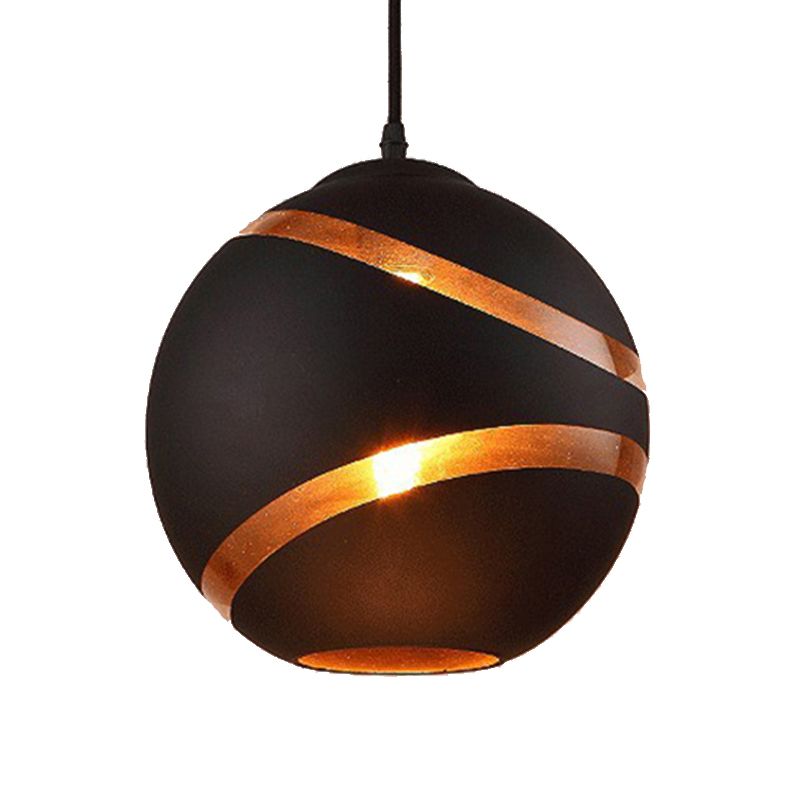 Valentina LED Suspension Noir/Blanc Metal Verre Salon Chambre à coucher - Neutralighting
