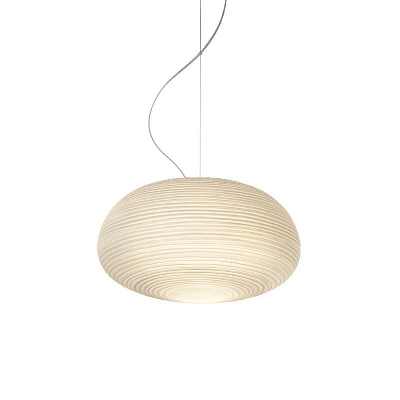 Ritta Design LED Suspension Blanc Verre Métal Chambre à coucher - Neutralighting
