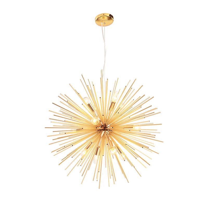Valentina Design LED Suspension Or Métal Salle à manger Salon Chambre à coucher - Neutralighting