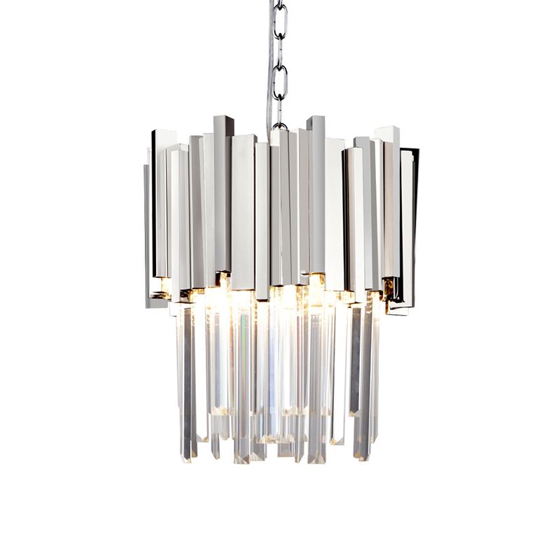 Kristy LED Suspension Or Chromé Métal Cristal Salon Chambre à couche - Neutralighting