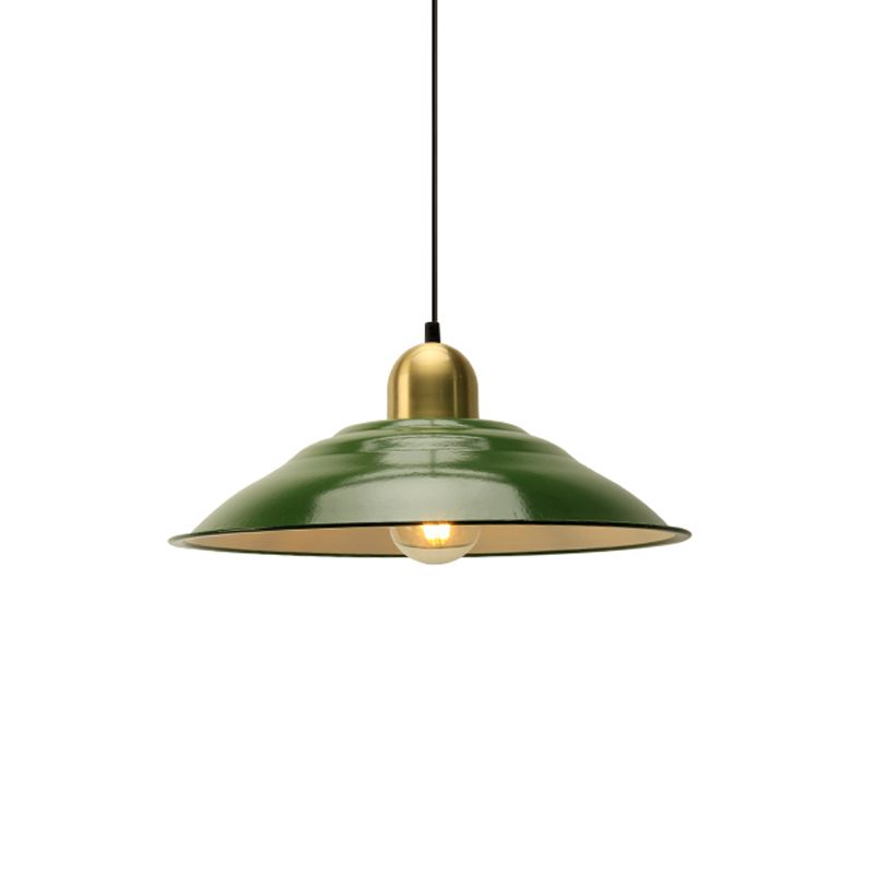 Arisha Vintage LED Suspension Vert Métal Chambre à coucher Salon - Neutralighting