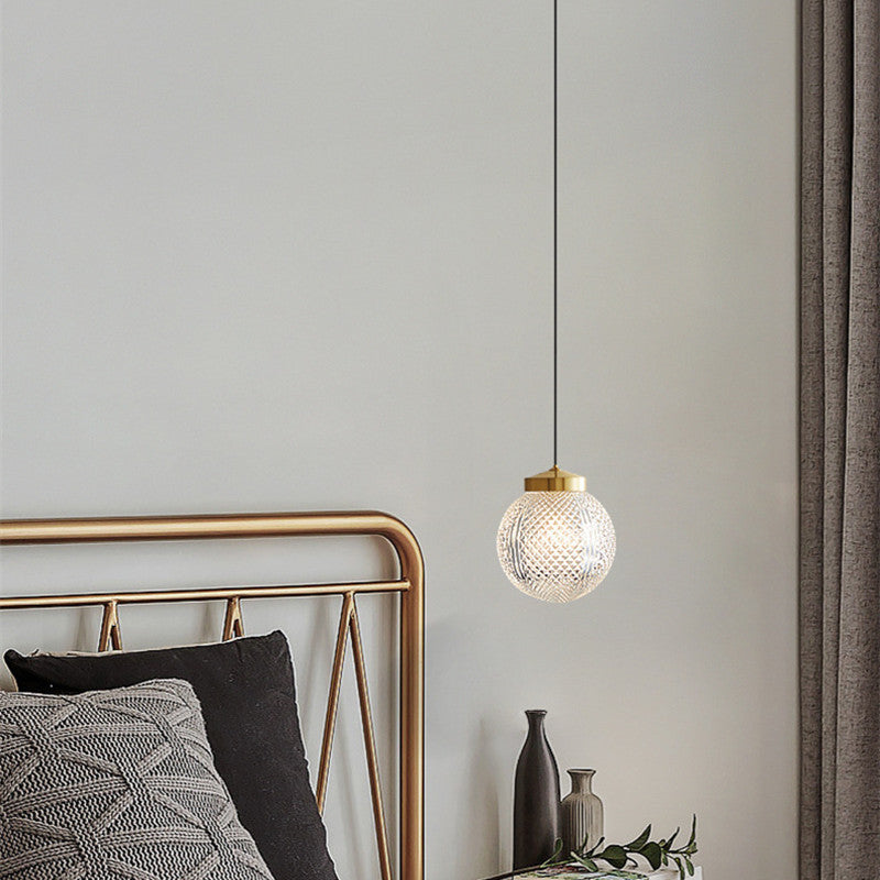 Valentina Suspension Globe Moderne, Métal/Verre, Or, Chambre - Neutralighting