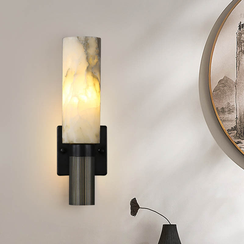 Arisha Applique murale en cuivre de style chinois Lampe de chevet au design créatif de salon - Neutralighting