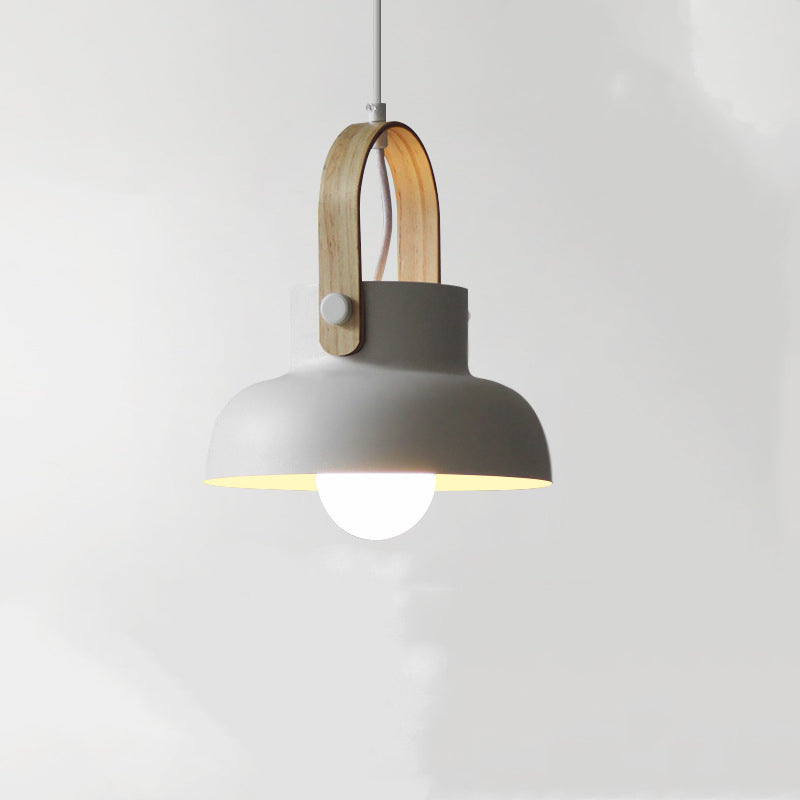 Valentina Vintage Suspension Noir/Orange Métal/Bois Chambre à coucher - Neutralighting