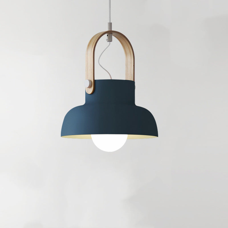 Valentina Vintage Suspension Noir/Orange Métal/Bois Chambre à coucher - Neutralighting