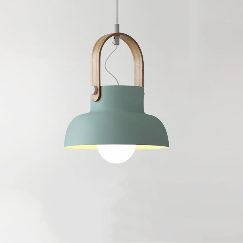 Valentina Vintage Suspension Noir/Orange Métal/Bois Chambre à coucher - Neutralighting