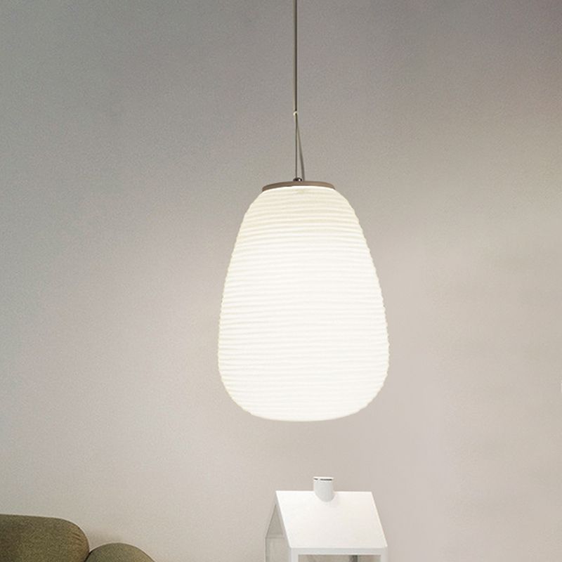 Ritta Design LED Suspension Blanc Verre Métal Chambre à coucher - Neutralighting