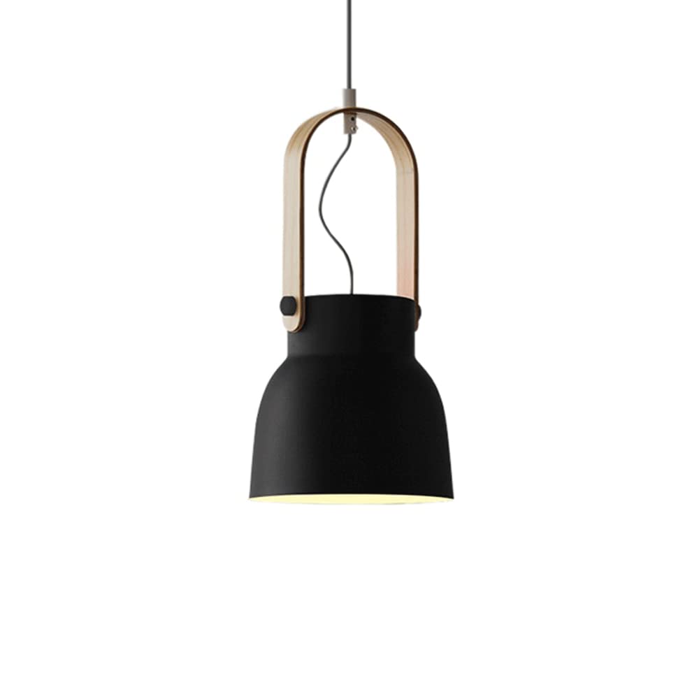 Valentina Vintage Suspension Noir/Orange Métal/Bois Chambre à coucher - Neutralighting