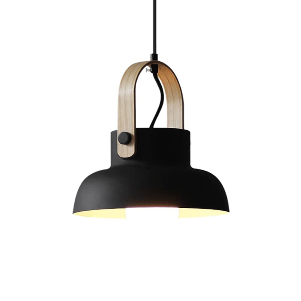 Valentina Vintage Suspension Noir/Orange Métal/Bois Chambre à coucher - Neutralighting