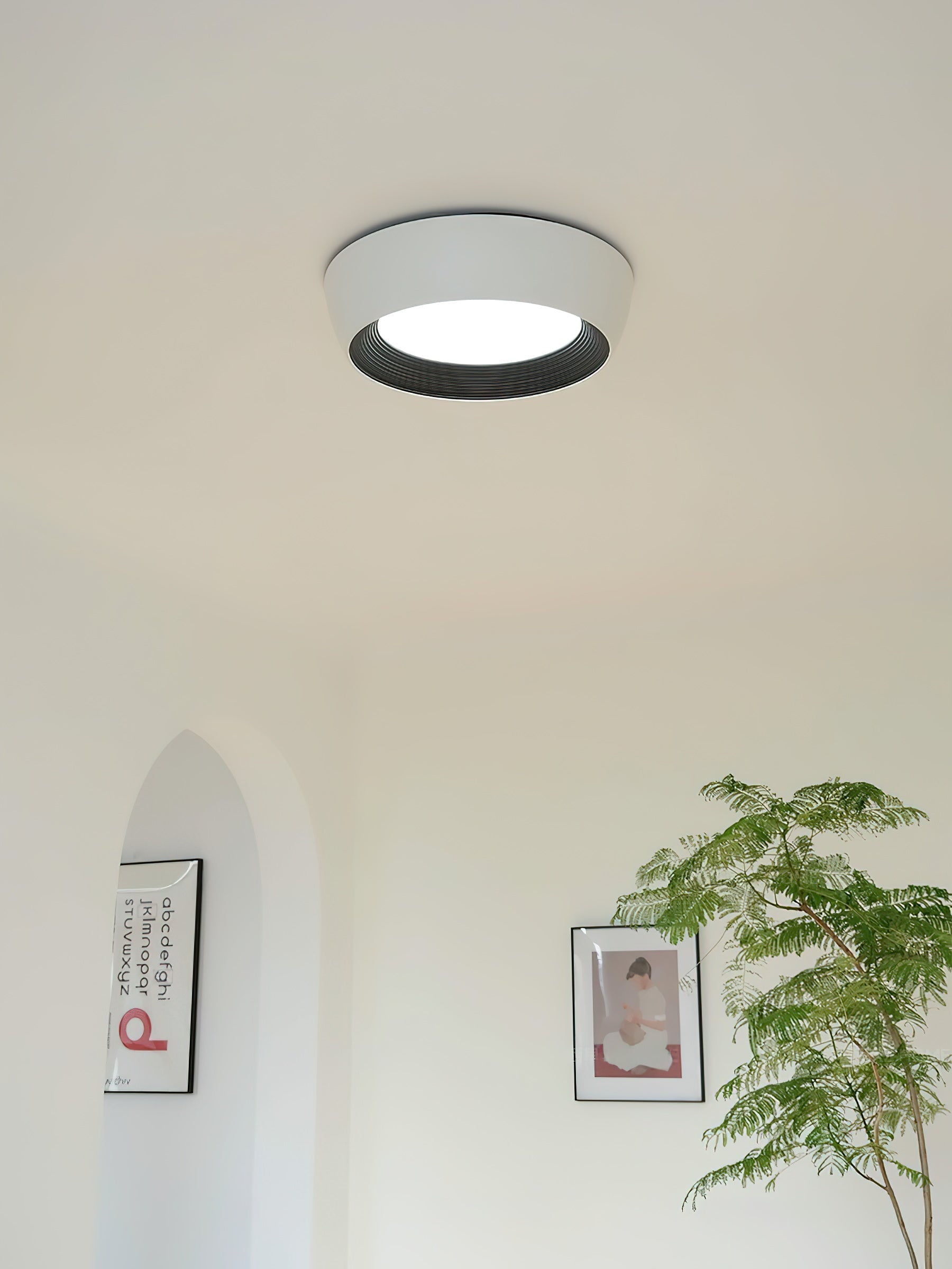 AFX Minimalist Duncan Acrylic Ceiling Light - Lamp Copper