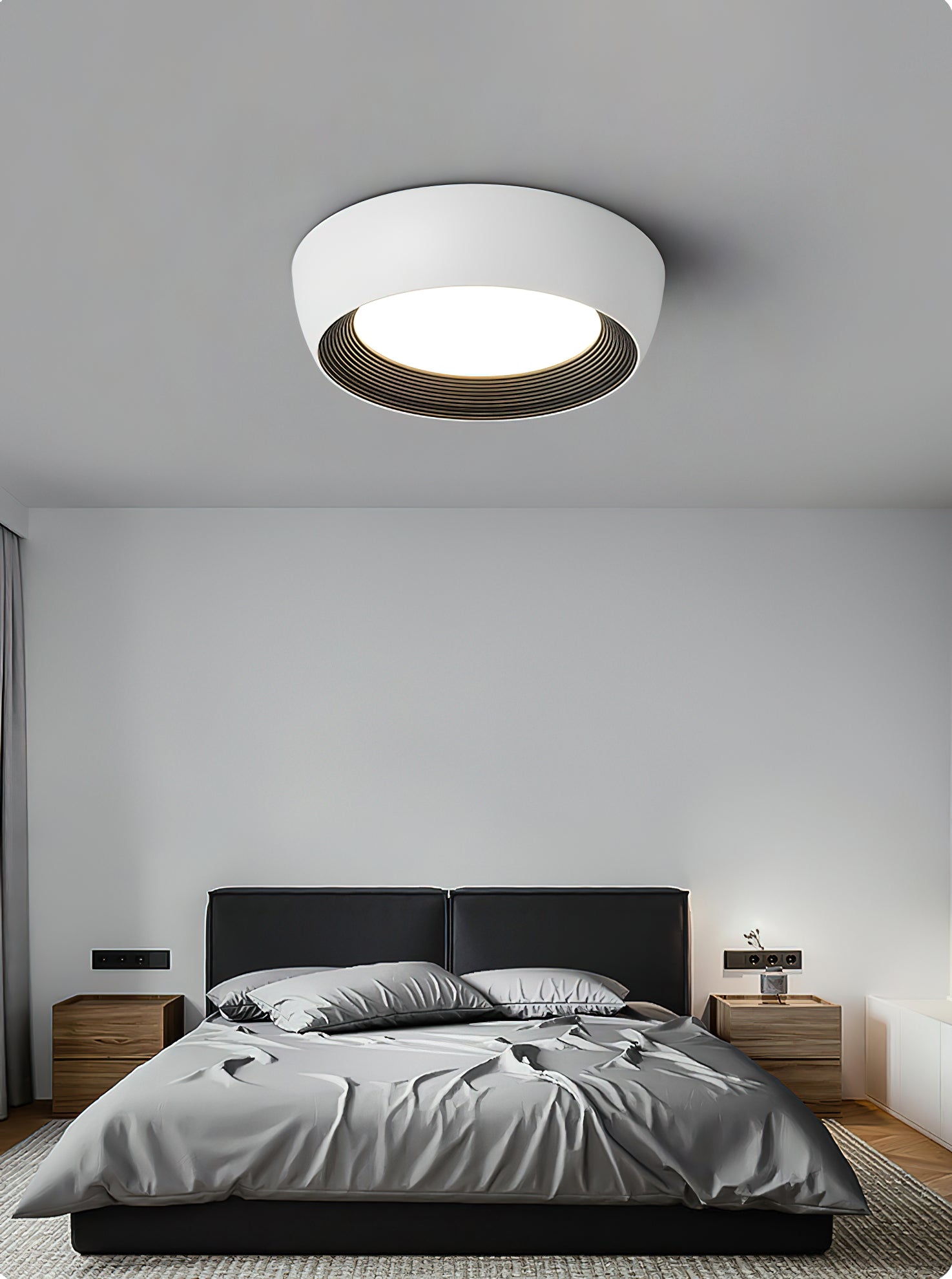 AFX Minimalist Duncan Acrylic Ceiling Light - Lamp Copper
