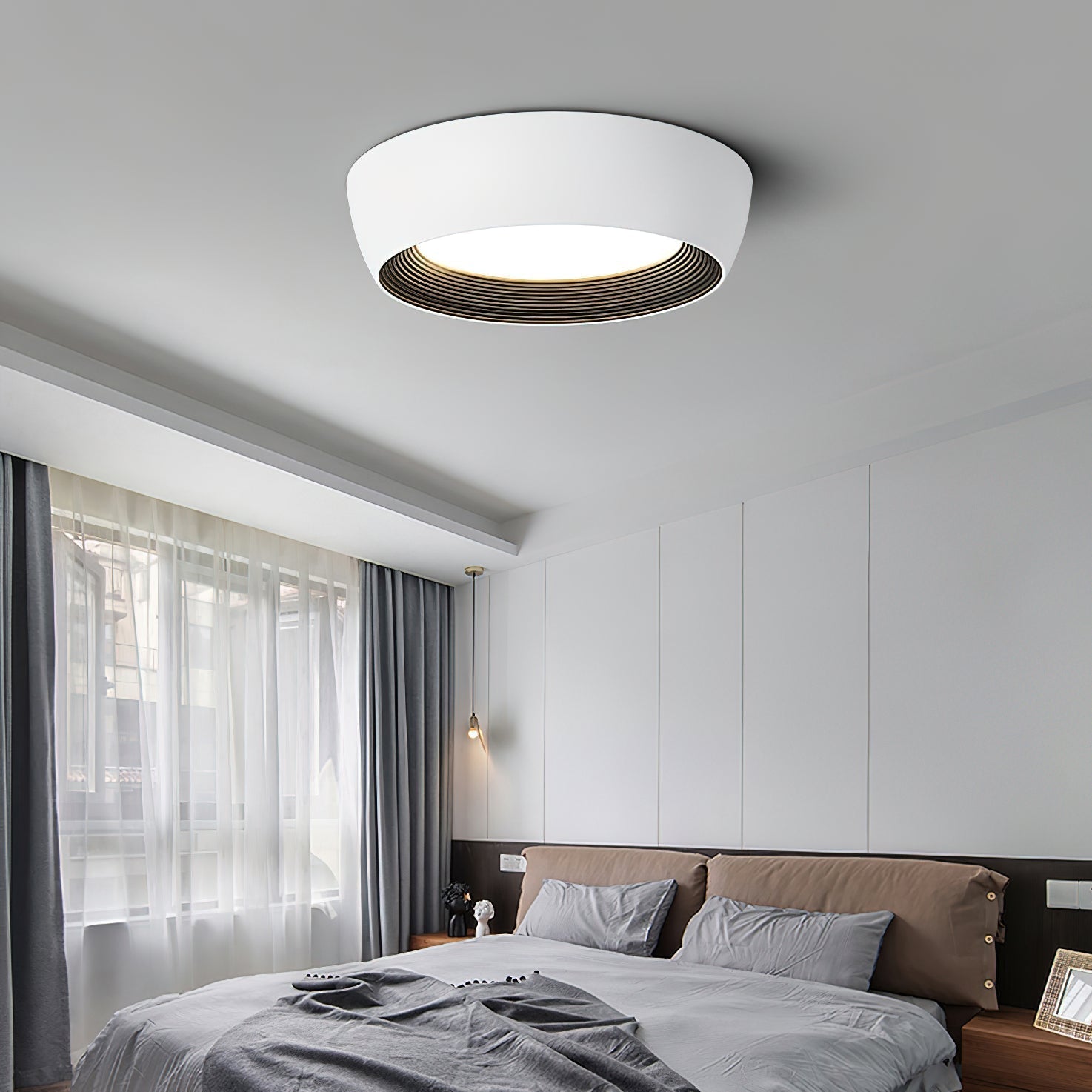 AFX Minimalist Duncan Acrylic Ceiling Light - Lamp Copper