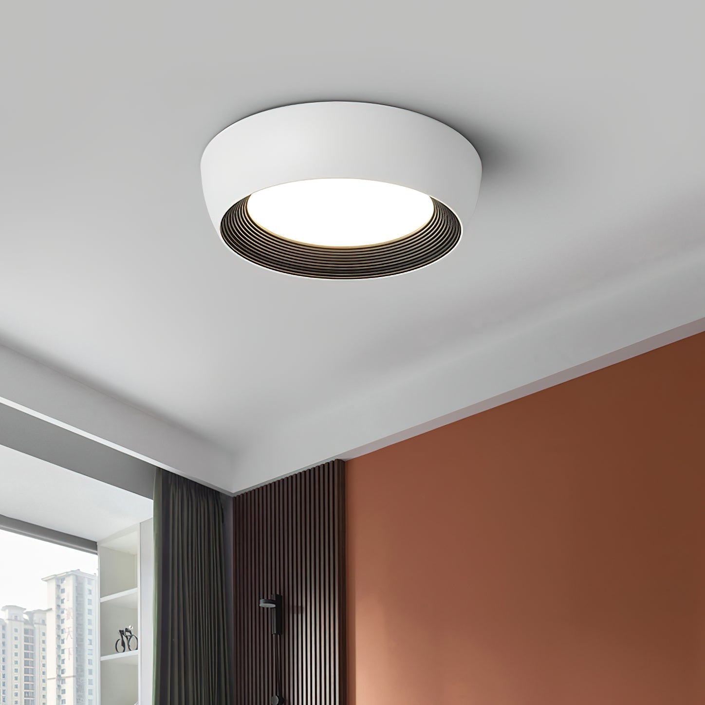 AFX Minimalist Duncan Acrylic Ceiling Light - Lamp Copper