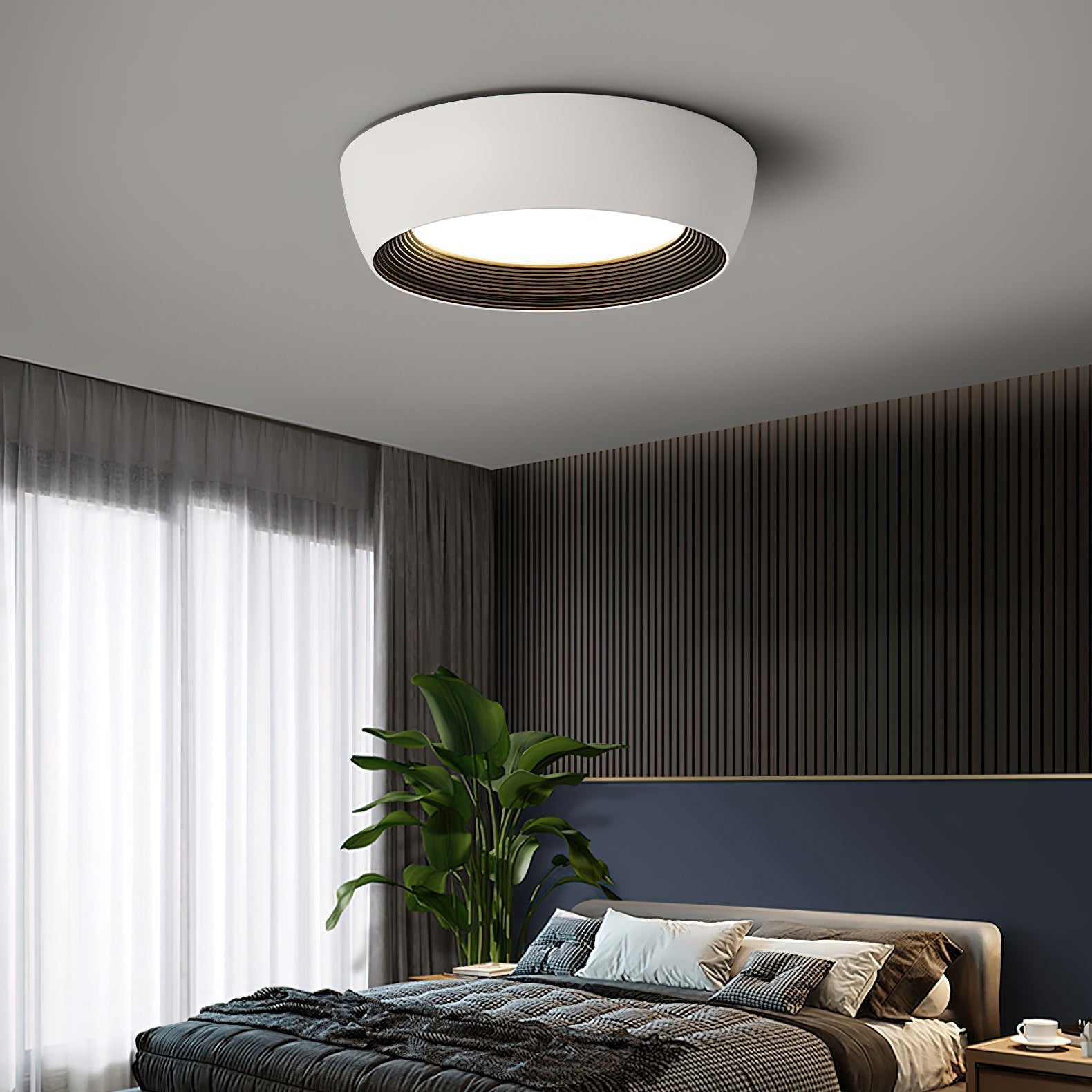 AFX Minimalist Duncan Acrylic Ceiling Light - Lamp Copper