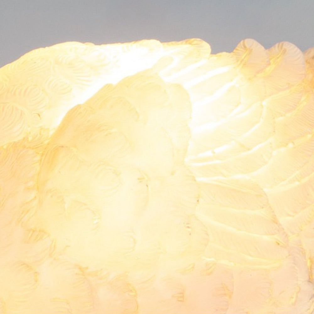 Aria Lampadaire Oie Arc Deco, Résine, Blanc, Jardin
