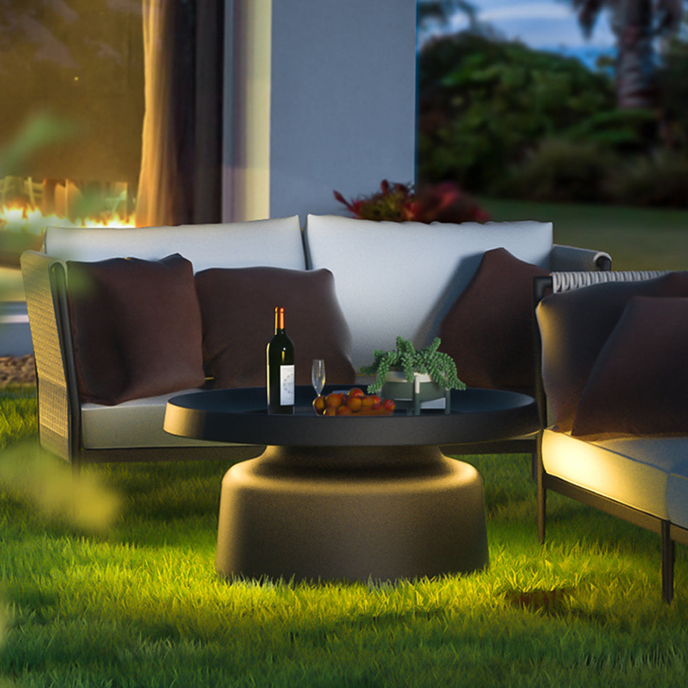 Ray Lampadaire Table Moderne, Métal, Noir, Allée