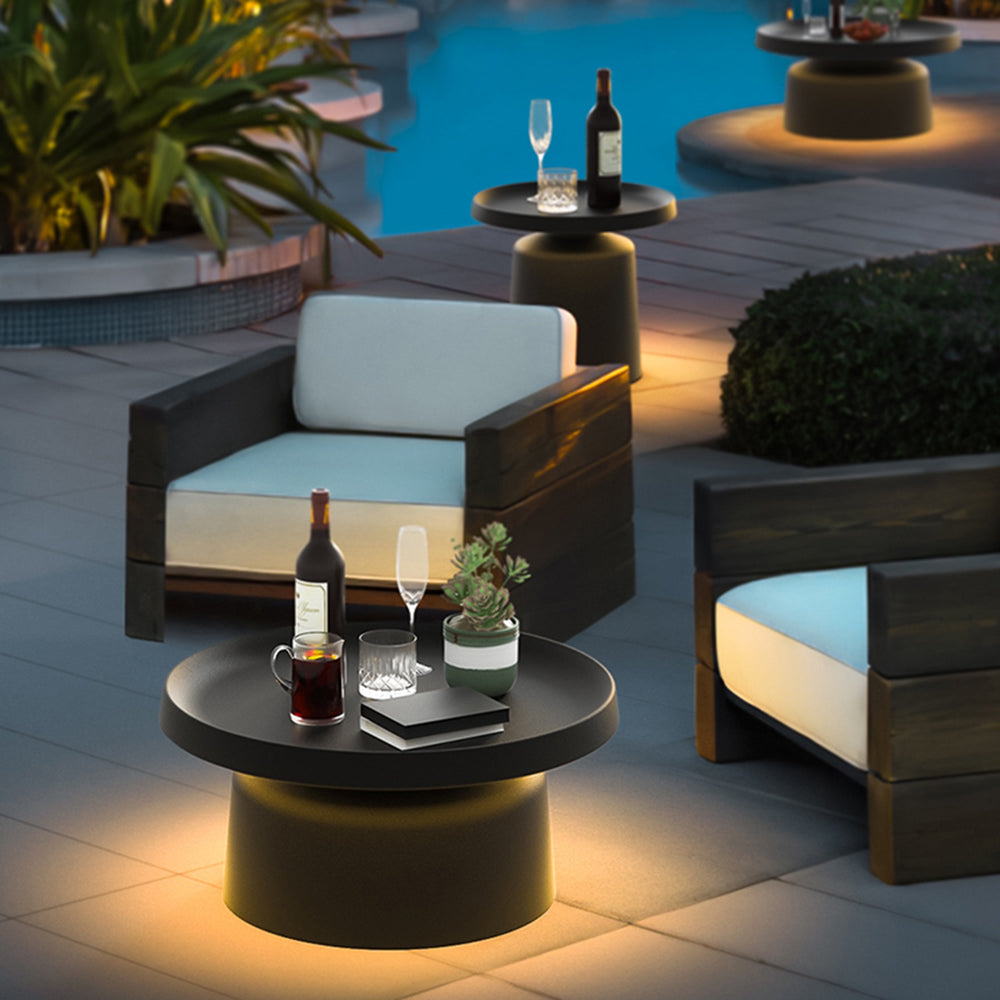 Ray Lampadaire Table Moderne, Métal, Noir, Allée