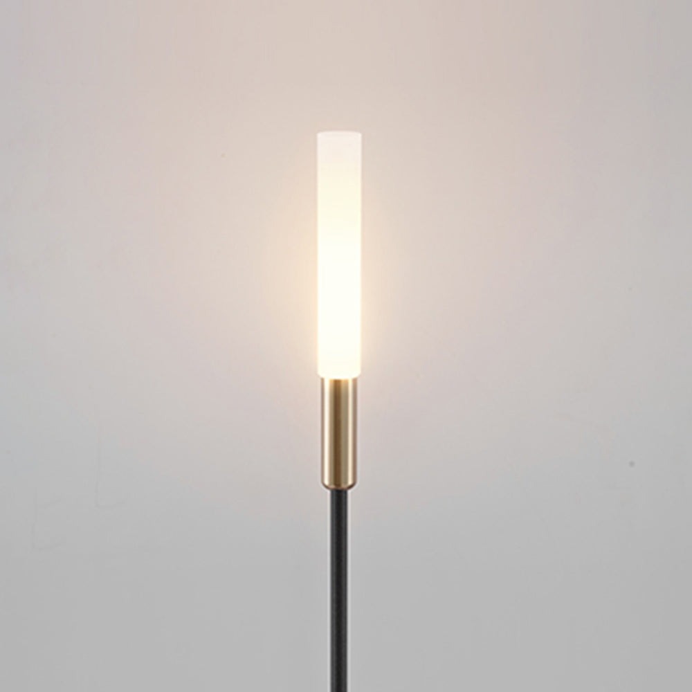 Isha Borne Extérieure Roseau Moderne Noir Allée - Neutralighting