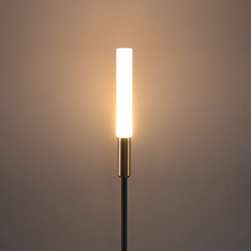 Isha Borne Extérieure Roseau Moderne Noir Allée - Neutralighting