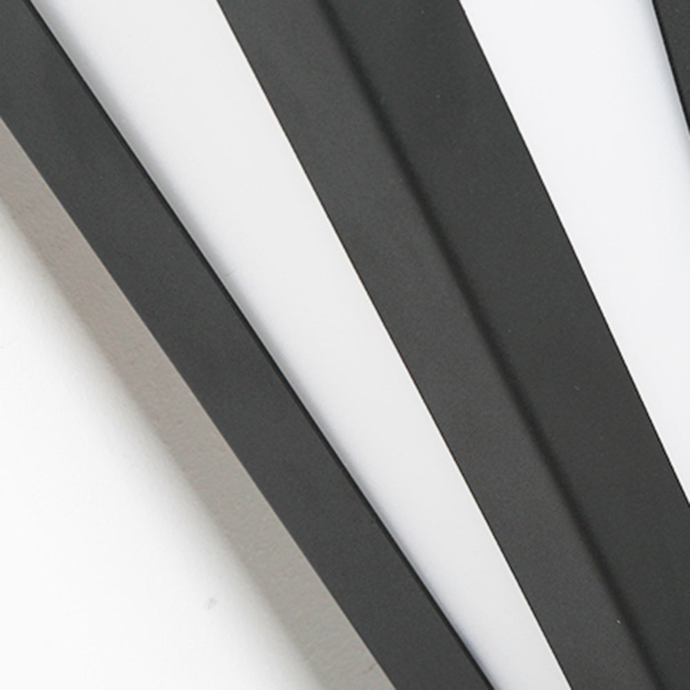 Ray Éclairage Escalier Extérieur Linéaire Moderne, Métal/Acrylique, Noir, Cour - Neutralighting