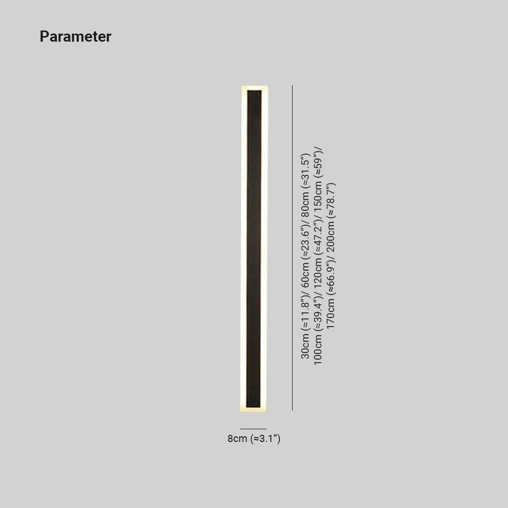 Fiala Moderne LED Applique Murale Extérieure  Noir