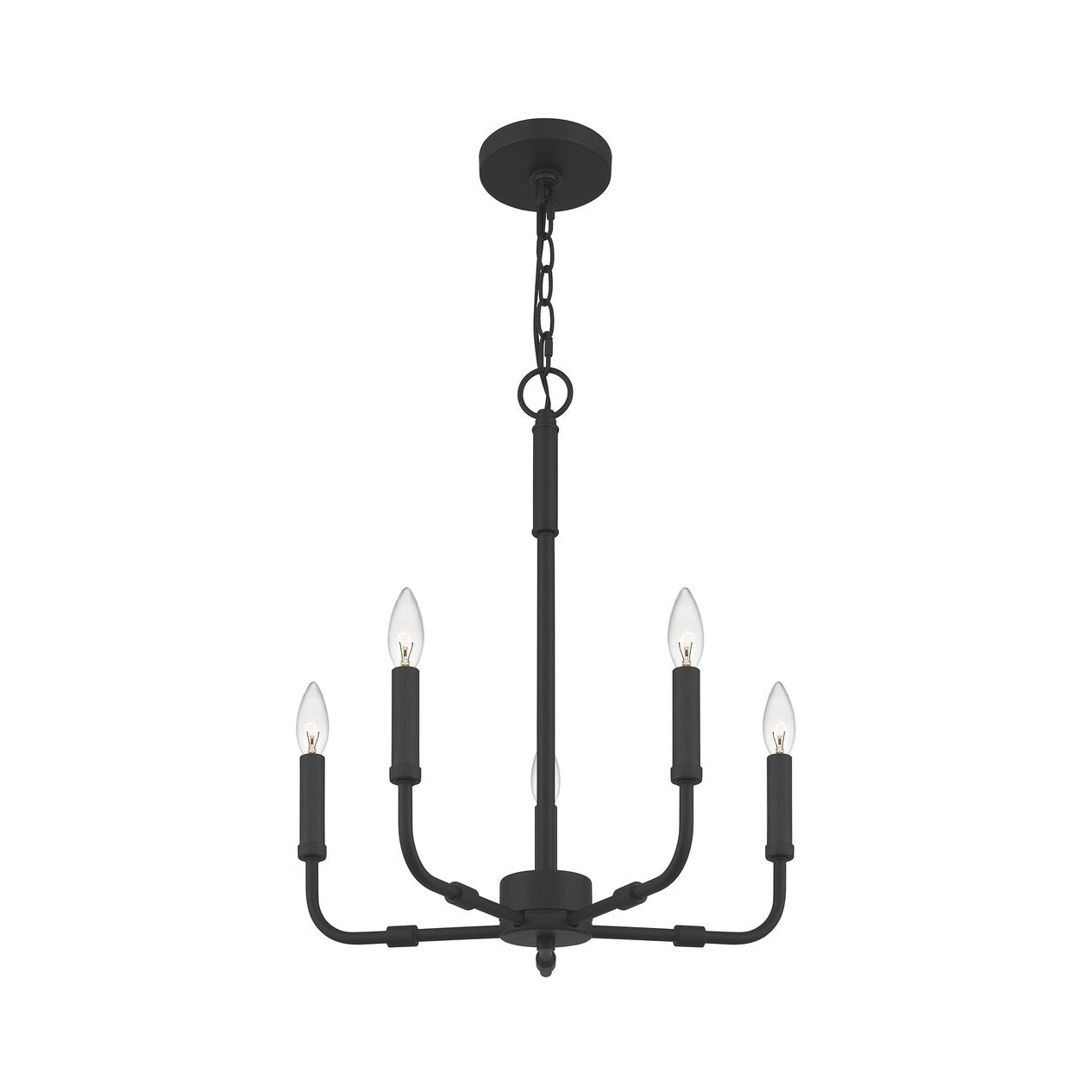 Abner Industrial Modern Brass Chandelier - Lamp Copper