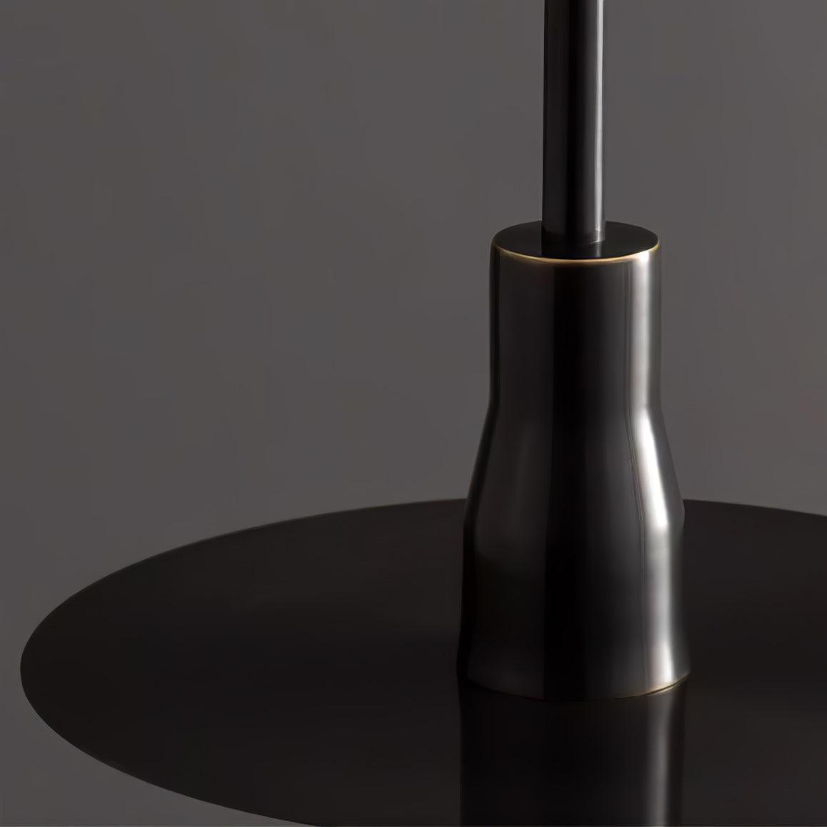 Solara Lampe suspendue en acrylique avec plaque de chapeau chromée moderne - Neutralighting