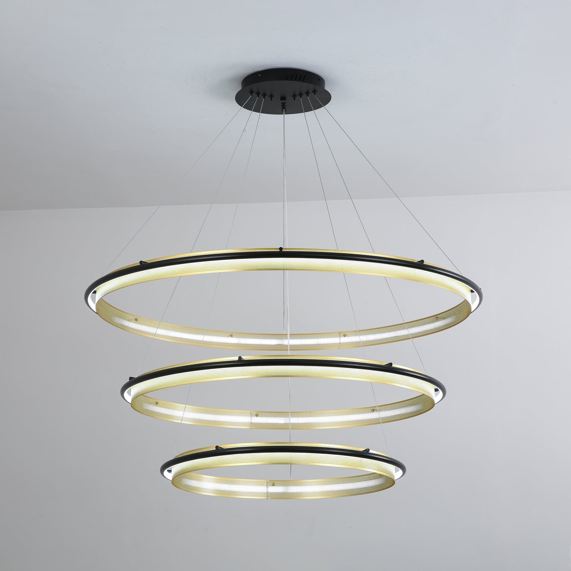Acrylic LED Round Chandelier - Blowlighting