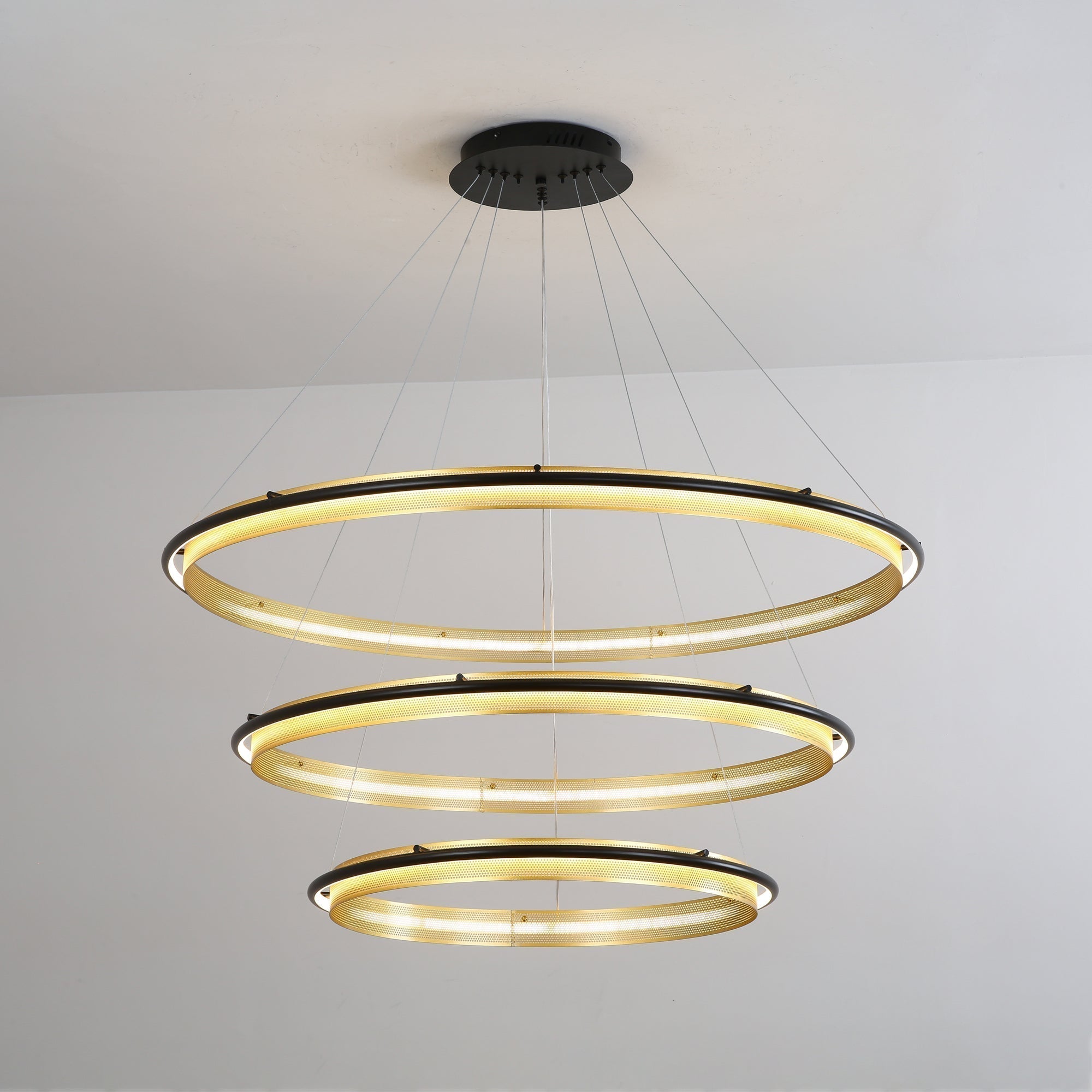 Acrylic LED Round Chandelier - Blowlighting