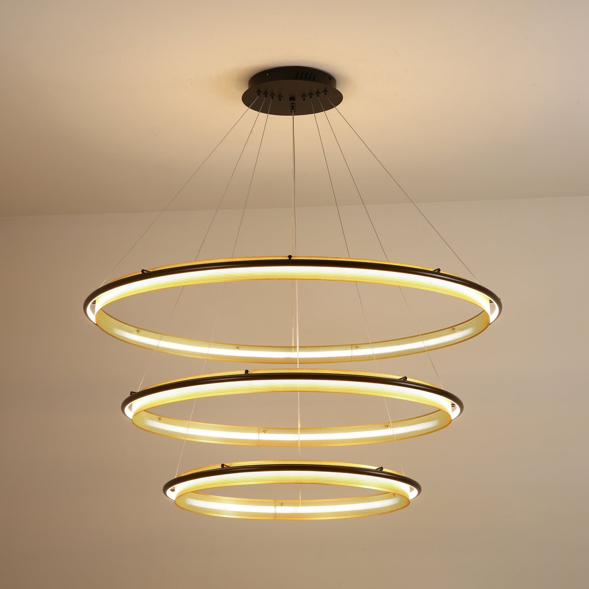 Acrylic LED Round Chandelier - Blowlighting