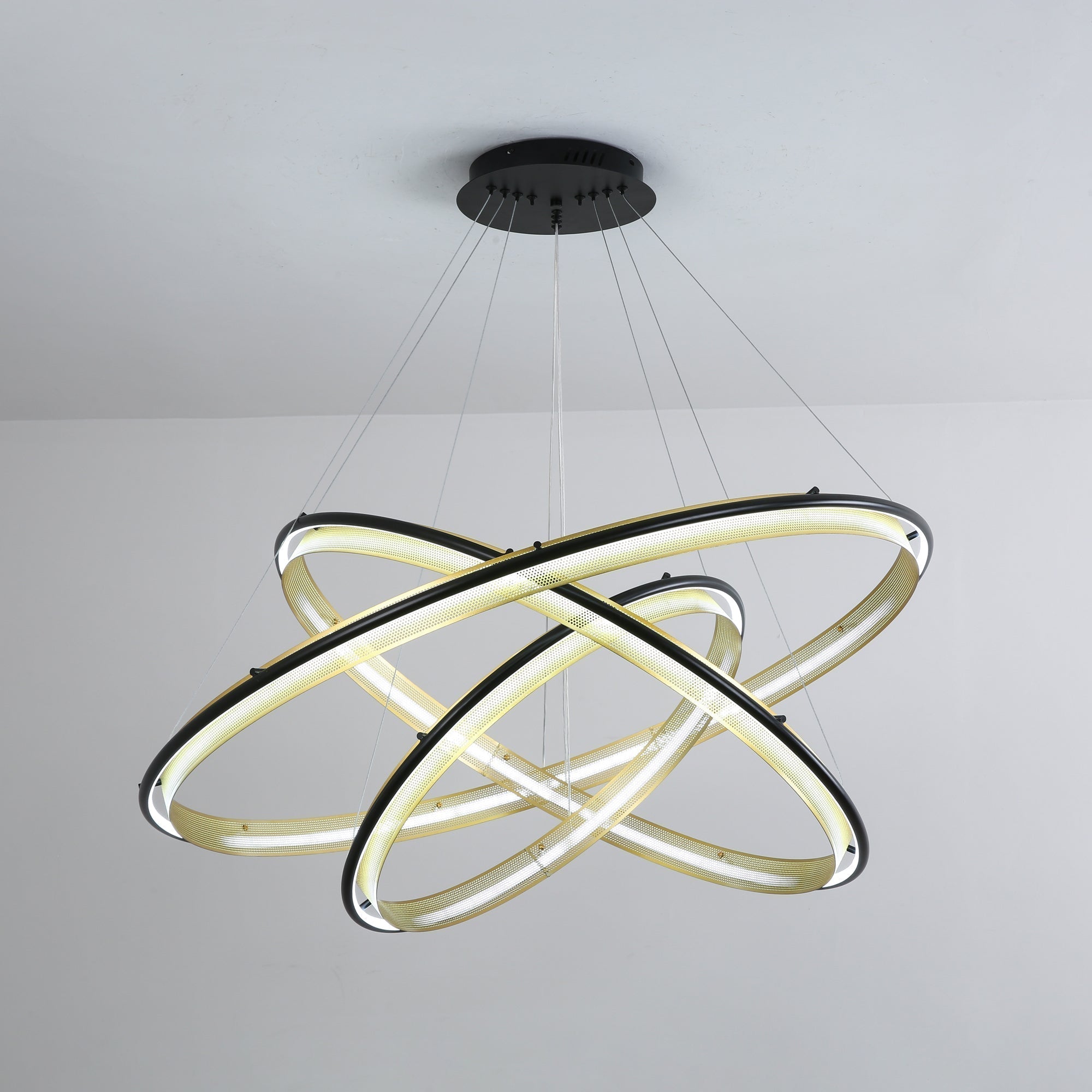 Acrylic LED Round Chandelier - Blowlighting